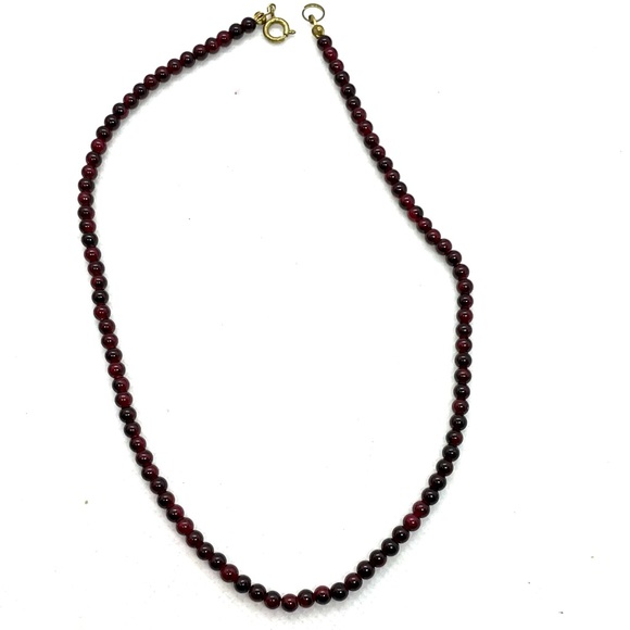 15” Garnet Necklace - Picture 3 of 4